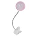 Led Book Light Flexible Mini Adjustable Clip-on Reading Lamps Pink