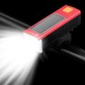 Solar Bicycle Led Light Usb Charging 400 Lumens 1200mah E