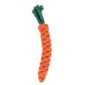 1 Pcs Dog Toys Cotton Carrots Teeth Cleaning Rope Bite Resistant