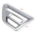 Chrome Wing Side Air Intake Vent Cover Trim Molding Frame 2pcs/set