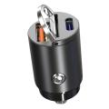 30w Car Charger with Qc+pd Fast Charger for Iphone 12 12 Pro Max