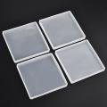4pcs Square Resin Coaster Mold for Resin Casting,epoxy Molds
