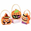 Halloween Trick Or Treat Candy Felt Holder Bag for Snacks for Kids-a
