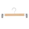 Wooden Skirt Hangers with Adjustable Clips (pack Of 30) Non-slip