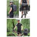 West Biking 3 In 1 Bike Pannier Bag 48l Bicycle Seat Carrier Pack