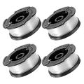 4 Pcs Line String Trimmer Autofeed Weed for Black+decker Af-100-3zp