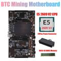 H61 X79 Btc Miner Motherboard with E5 2609 V2 Cpu+recc 4g Ddr3 Ram