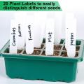 10 Packs Seed Starter Trays with Dome and Base Greenhouse Grow Trays