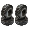 4pcs Rubber 1.9 Inch Wheel Tire for 1:10 Rc Crawler Car Traxxas Trx4