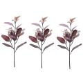 6 Pack Mixed Color Artificial Eucalyptus Leaves Greenery Decor