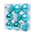 9 Pcs Christmas Ball Ornaments Xmas Tree Decorations Balls, Blue