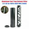 1/2-28 Fuel Filter for Napa 4003 Wix 24003 Aluminum Single Core