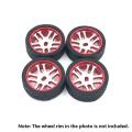 4pcs Rubber Tyre Tires Wheel for Wltoys K969 K989 Iw04m Rc Racing Car