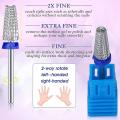 3 Pieces Nail Carbide 5 In 1 Bit Carbide Nail Drill Bit for Both Left