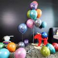 50pcs 10 Inch Latex Balloons Chrome Glossy for Party Decor- Blue