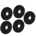 5pcs 125mm Black Wheel Disc, Rust Removal Tool Surface Conditioning