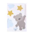 Flying Bear Wall Stickers Watercolor Nursery Wall Decals