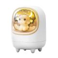 M23 Creative Cute Pet Space Capsule Usb Air Humidifier Purifier White