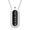 Hanging Neck Mini Negative Ion 36h-50h Necklace Air Purifier White