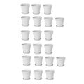 10 Pack Plastic Planters with Drainage Holes and Tray for Succulents