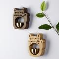 Cat-shaped Bell Ornament Wind Chime Refrigerator Gift Decoration A