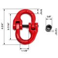 Grade 80 Alloy Steel Hammer Lock Coupling Link Connecting,1 Pack