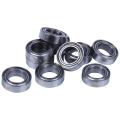 10pcs Miniature Sealed Metal Ball Bearing Model: Mr106-zz 6x10x3mm