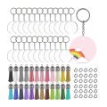 200pcs Acrylic Keychain Blanks for Diy Keychain Craft Project