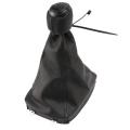 Gear Shift Knob Gaiter Boot Cover for Saab 93 9-3 Ss 2003-2012