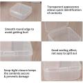 Clear Plastic Beads Storage Containers Box Storage Containers ,4 Pcs