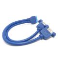 Usb3.0 20pin Cable Extension Cable Bezel Floppy Drive Cable,0.3 Meter