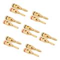 7 Pairs, Open Screw Banana Plugs for Speaker Cable