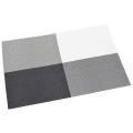 4 Pcs Placemats for Dining Table,place Mats Heat-resistant,black