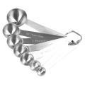 Chef Measuring Spoons, Stainless Steel Metal - Set Of 7