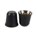 2 Packs Of Espresso Cups Double Stainless Steel Coffee Cups 80ml