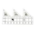 Creative Ruler Grids 45 Degree Double Strip Ruler (10 Inch)