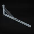 2pcs Folding Angle Bracket 20 Inch Triangle Shelf Heavy Support