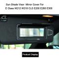 Sun Visor Inside Rearview Mirror for Mercedes Benz W212 E Class Black