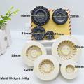 Tires Wheel Silicone Fondant Cake Molds Kitchen Baking Accessories