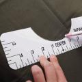 4pcs T-shirt Alignment Ruler , T-shirt Measuring Tool White