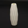 Home Plastic Vase White Imitation Ceramic Flower Basket (white)