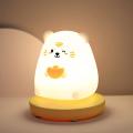 Bedroom Night Light for Children Cute Animal Led Silicone Lamp Tiger