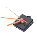 1 Pack Diy Clock Motor with Hands & Fittings Kit(black+orange)