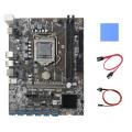 B250c Miner Motherboard+thermal Pad+sata Cable+switch Cable Lga1151
