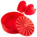Silicone Pot Baking Basket Kitchen Cooking Tool for Party Airfryer