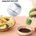 Olive Oil Dispenser Bottle with Brush, Measuring Oil Dispenser C