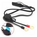 2x Motorcycle Cable Electric Car Charging Line with 10a Fuse