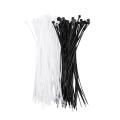 3 X 150mm Auto Wire Push Cable Zip Tie Organizer White Black 100 Pcs