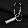 Camping Titanium Alloy Carabiner, Brass Hook with Lock