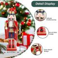 Nutcracker Christmas Decorations, 15 Inch Traditional Wooden